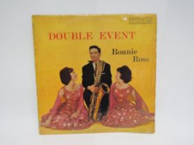 RONNIE ROSS: 'Double Event' Jazz LP, original 1959 UK release with Parlophone black and gold labels,
