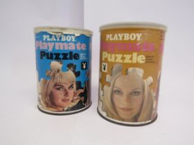 Two vintage Playboy Playmate jigsaw puzzles