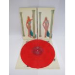 DIANA DORS: 'Swnigin Dors' LP, original 1960 UK release on red vinyl, housed in novelty front