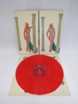 DIANA DORS: 'Swnigin Dors' LP, original 1960 UK release on red vinyl, housed in novelty front