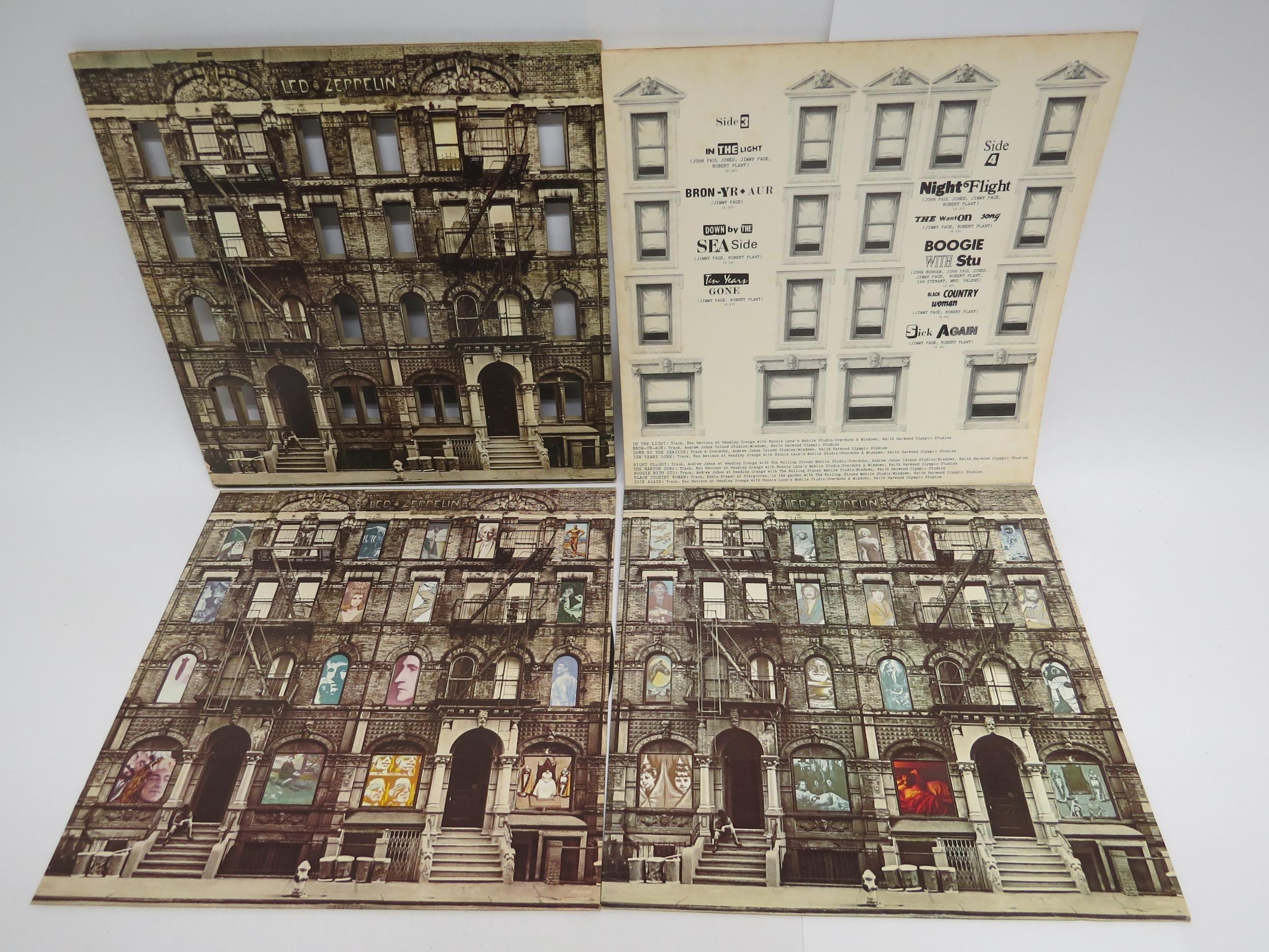 LED ZEPPELIN: 'Physical Graffiti' 1975 UK stereo issue with no Warner logo to labels, housed in - Image 3 of 5