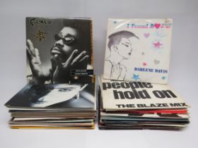 A collection of assorted Disco, House, Soul and Hip Hop 12" singles including Human Nature, Gwen