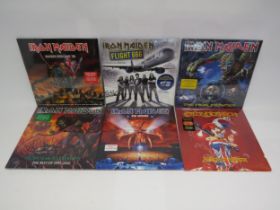 IRON MAIDEN: A group of five factory sealed limited edition picture disc vinyl LPs to include 'The