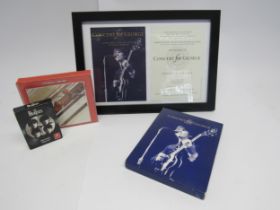THE BEATLES: A small group of Beatles and George Harrison memorabilia to include 'Concert For