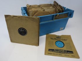 A collection of 10" shellac 78rpm records on the MGM and Mercury labels including Judy Garland, Fred