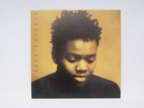 TRACY CHAPMAN: 'Tracy Chapman' LP with printed lyric inner (Elektra EKT 44, vinyl VG, sleeve VG+)