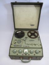 A Ferrograph Type 4A reel to reel tape recorder