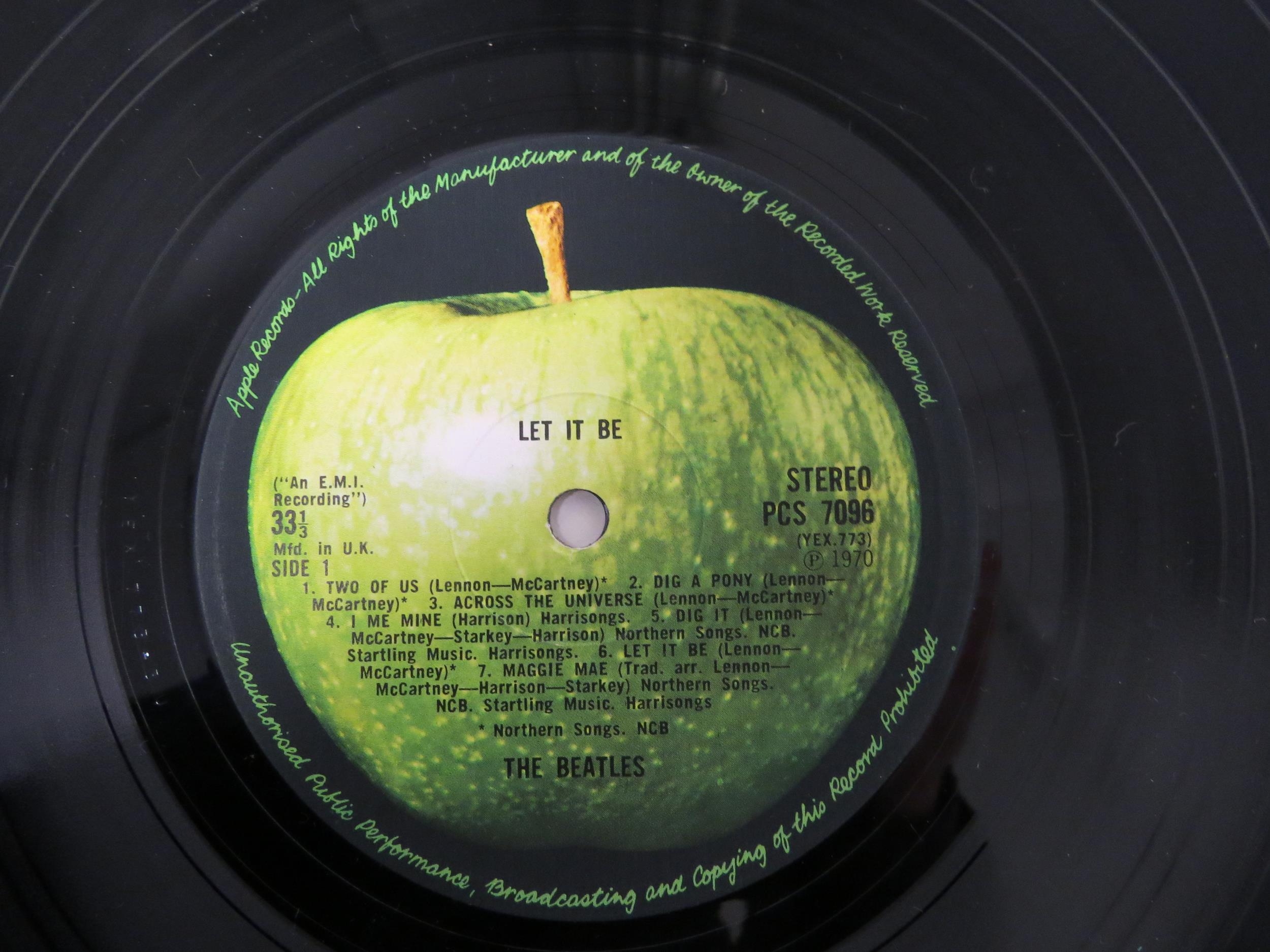 THE BEATLES: Two original UK stereo LPs to include 'Abbey Road', aligned Apple logo, 'Her Majesty' - Image 3 of 4