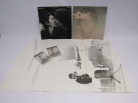 JOHN LENNON: 'Imagine' LP, with poster and two postcards (PAS 10004, vinyl VG+, sleeve VG, light