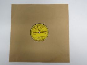 JEERY LEE LEWIS: 'High School Confidential / Fools Like Me' 10" shellac 78rpm record on the Sun