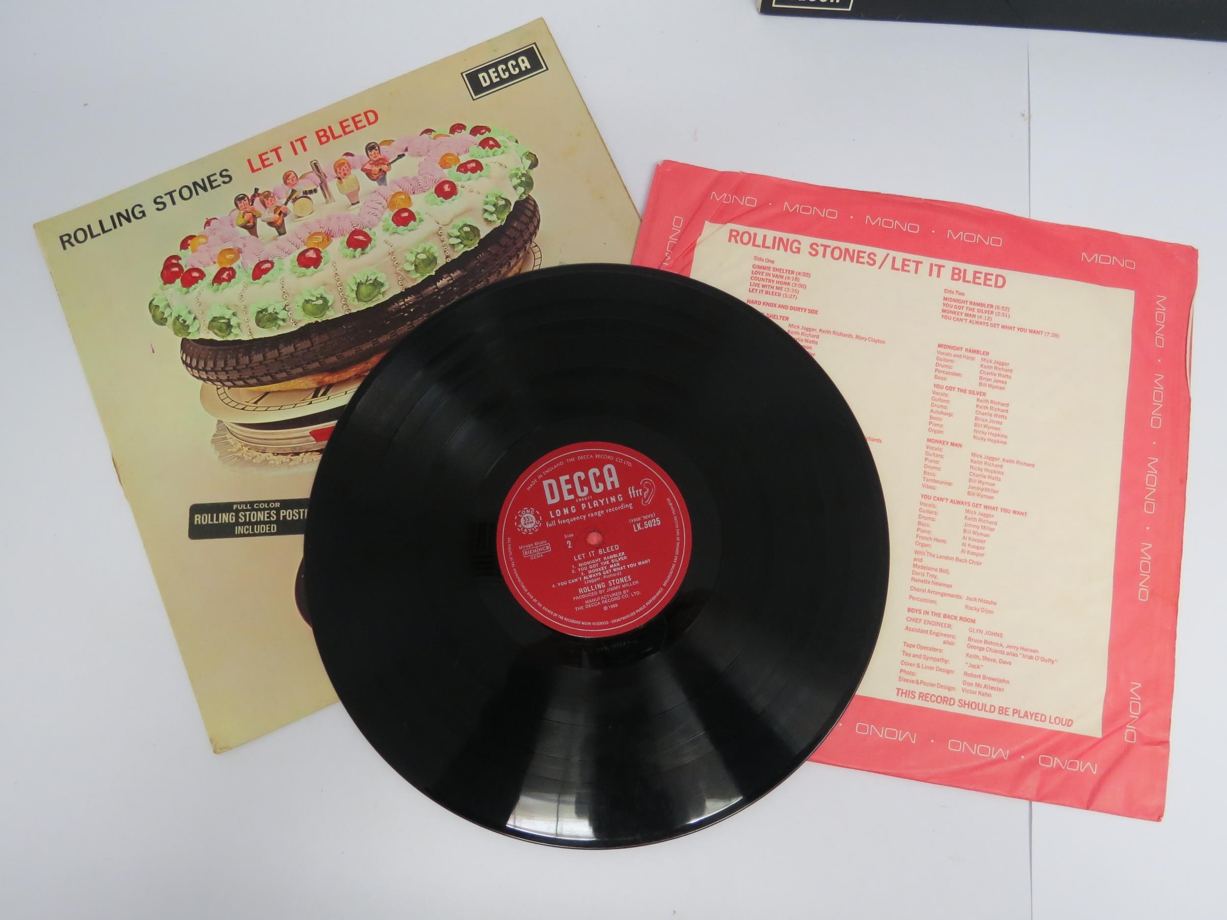 THE ROLLING STONES: 'Let It Bleed' LP, original UK mono pressing with printed inner sleeve, no - Image 2 of 5