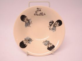 A 1960's The Beatles cereal bowl by Washington Pottery