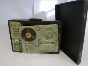 A Vortexion reel to reel tape recorder Type W.V.B. for spares or repair