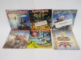IRON MAIDEN: Six promo 7" singles to include '2 Minutes To Midnight' (EM 5489), 'Run To the