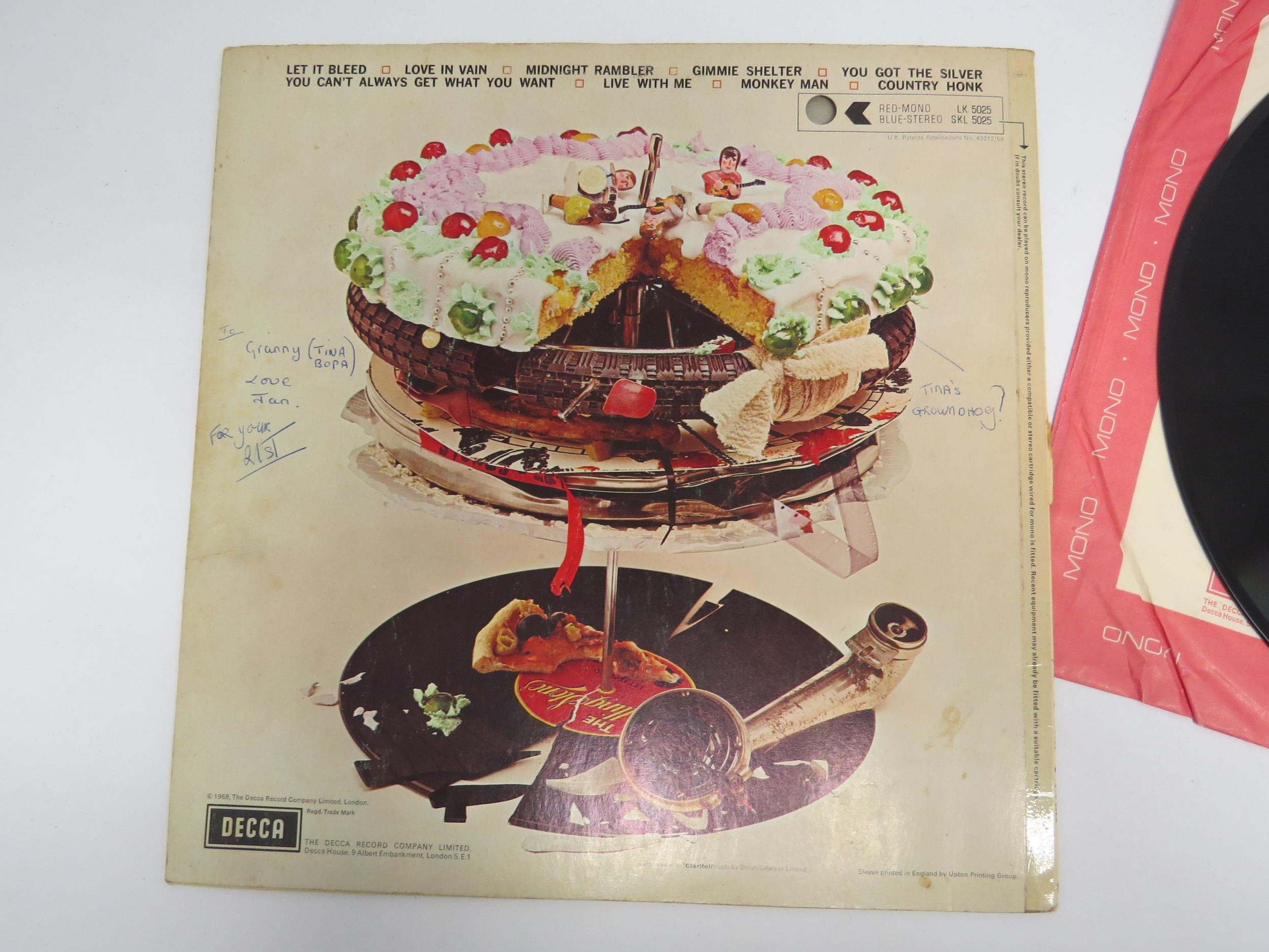 THE ROLLING STONES: 'Let It Bleed' LP, original UK mono pressing with printed inner sleeve, no - Image 4 of 5