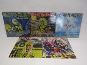 IRON MAIDEN: A collection of LPs to include 'The Number Of The Beast' (EMC 3400, black labels, vinyl