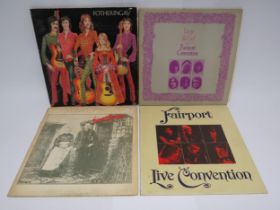 FAIRPORT CONVENTION: Three LPs to include 'Liege & Leaf' original 1969 UK release, pink Island