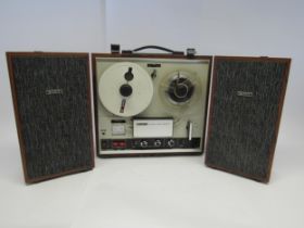 A Sony Tapecorder TC-252W stereo reel to reel tape recorder