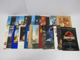 A collection of Royal European Premiere film programmes, 1980's-1990's, including Jurassic Park,