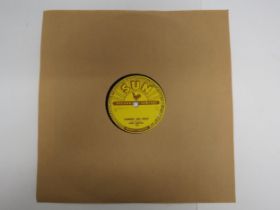 ERNEST CHAFFIN: 'I'm Lonesome / Laughin And Jokin' 10" shellac 78rpm record on the Sun Records label