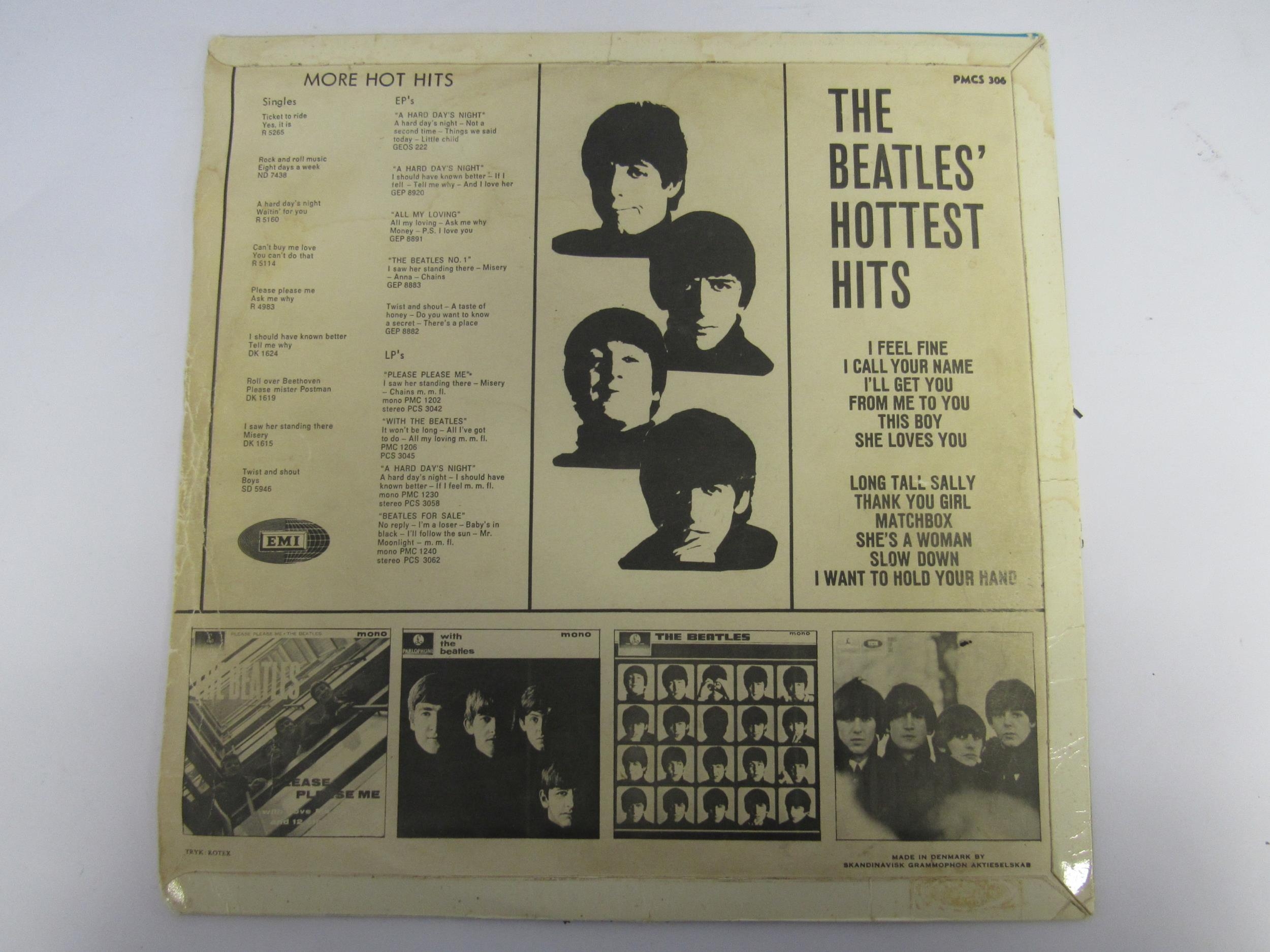 THE BEATLES: 'The Beatles Hottest Hits' LP, Parlophone PMCS 306, matrices XSTX 115 1 / XSTX 116 1, - Image 2 of 7