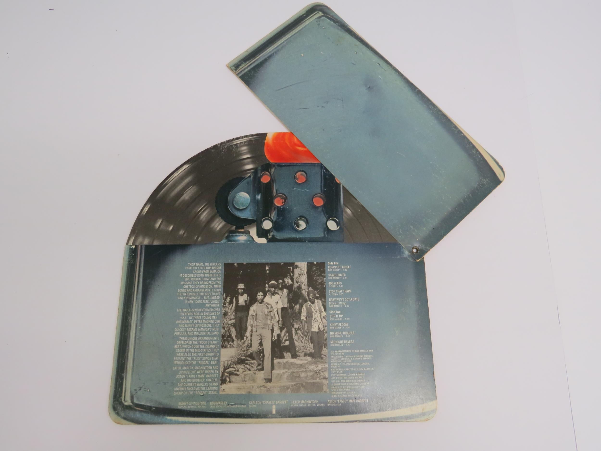 THE WAILERS: 'Catch A Fire' LP, original 1973 UK release on Island with pink rim labels, in Zippo - Image 4 of 5