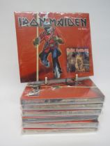 IRON MAIDEN: A full set of seven rare withdrawn "Mountie Slipcase" CD albums, comprising 'Iron