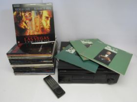 A collection of thirty six assorted laser discs, films to include 'The Godfather', 'The Godfather