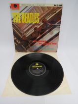THE BEATLES: 'Please Please Me' LP, hard to find third UK mono pressing, yellow and black Parlophone