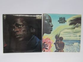 MILES DAVIS: Two LP's to include 'Bitches Brew' 2xLP (S CBS 66236, vinyl EX, sleeve VG) and 'In A