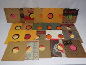 BILL HALEY: A collection of twenty-four 10" shellac 78rpm records on various labels including Decca,