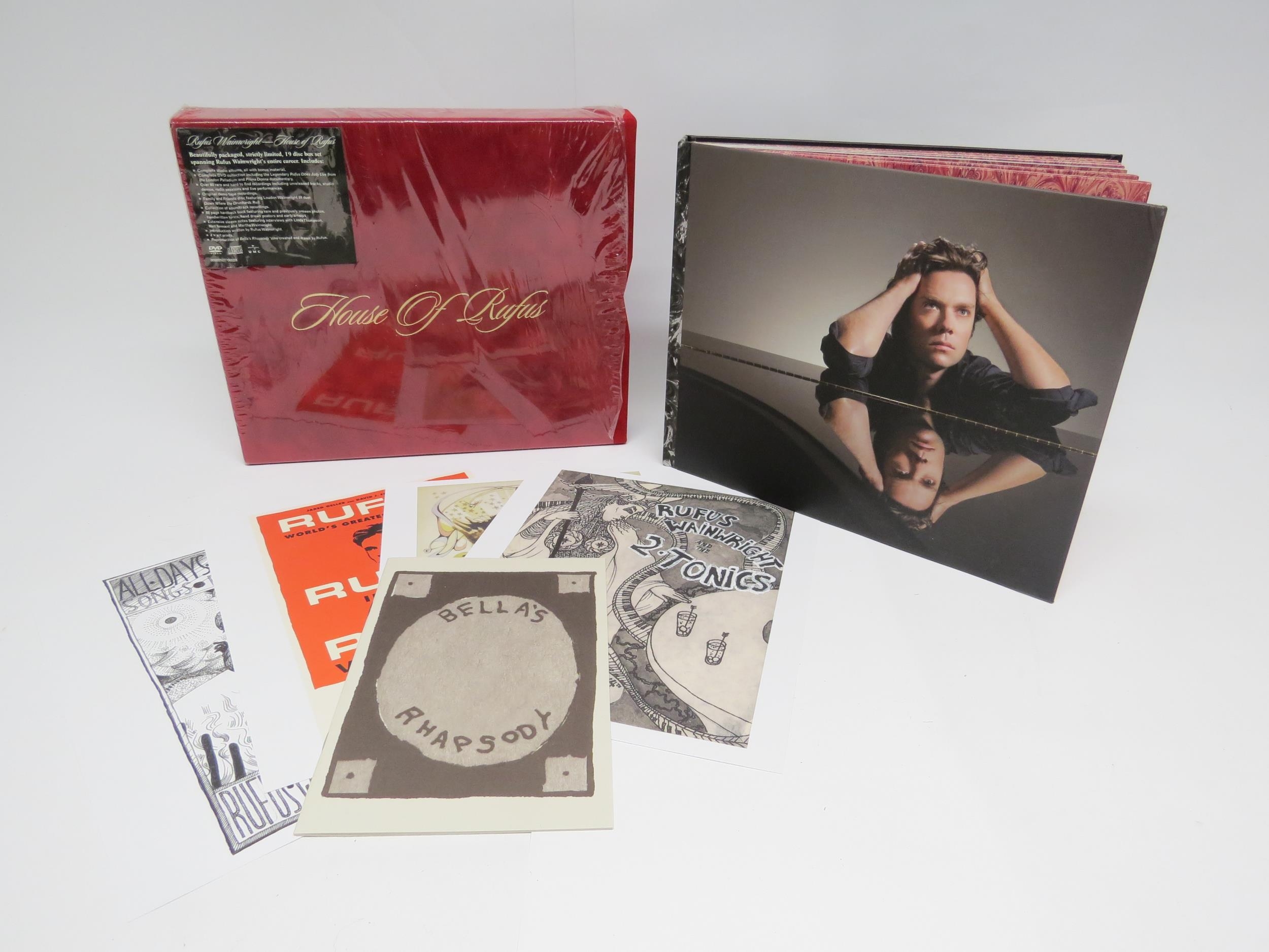 RUFUS WAINWRIGHT: 'House Of Rufus' limited edition CD box set comprising harback book containing