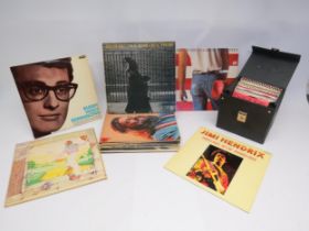 A collection of assorted Rock and Pop LPs including Neil Young, Bruce Springsteen, Buddy Holly,