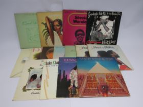 A collection of Disco, Motown, Funk and Soul LP's to include EARTH WIND & FIRE: 'All N All' (JC