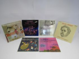 Six factory sealed spoken word and poetry LPs on the Caedmon label, titles to include Walter De La