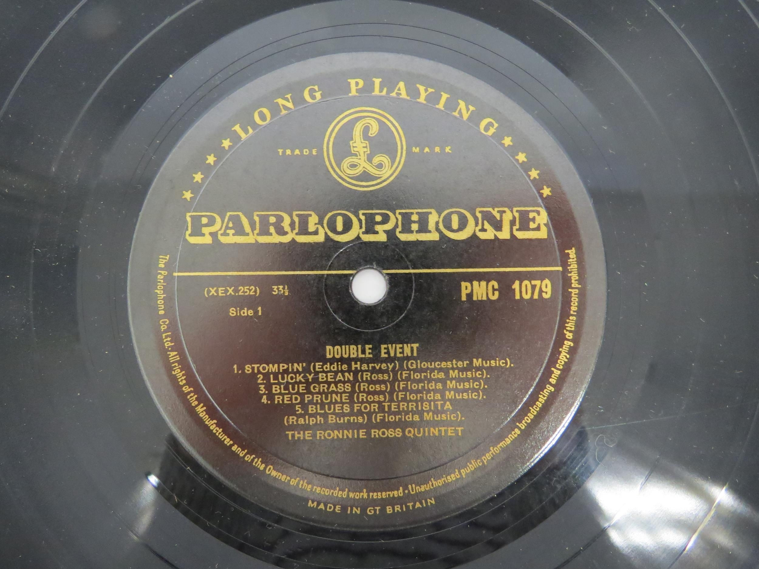 RONNIE ROSS: 'Double Event' Jazz LP, original 1959 UK release with Parlophone black and gold labels, - Image 2 of 2