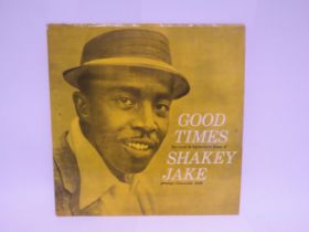 SHAKEY JAKE: 'Good Times' Blues LP, original 1960 US pressing (Prestige Bluesville BV-1008, vinyl