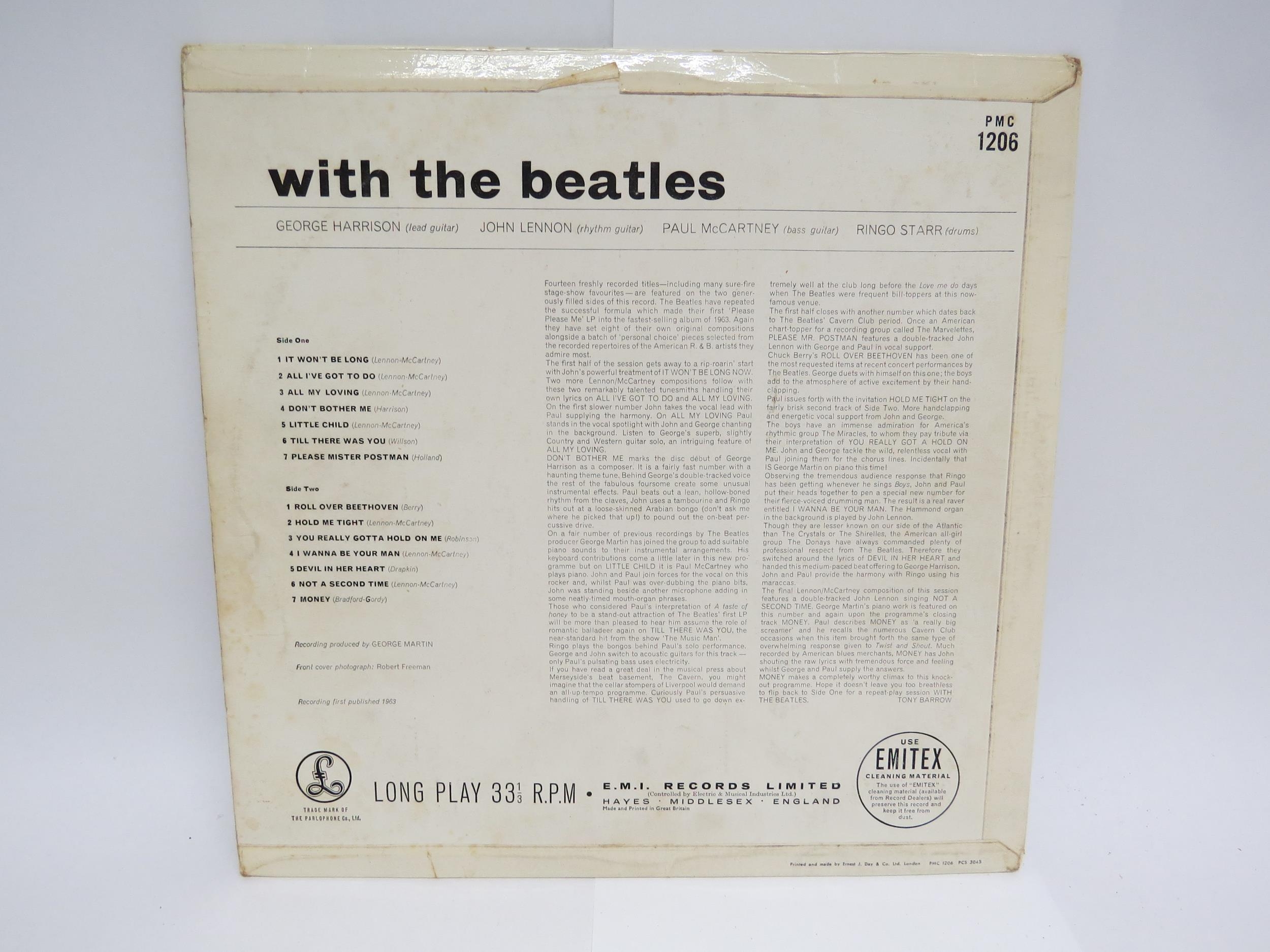 THE BEATLES: 'With The Beatles' LP, original UK mono pressing with Jobete credit on 'Money', black - Image 5 of 7