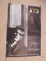 Five 1980s billboard protional posters comprising U2 'I Still Haven't Found What I'm Looking For',