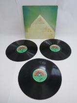 'Glastonbury Fayre- The Electric Score' 1972 triple LP in fold out poster sleeve, no inserts or