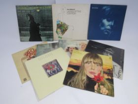 Assorted singer-songwriter LP's to include JONI MITCHELL: 'Blue' (K 44128), 'Ladies Of The