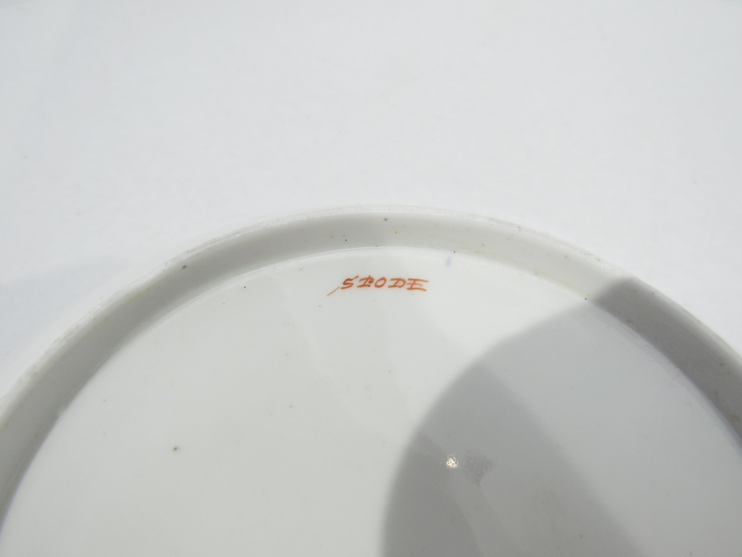 Attributed to George Robertson a 19th Century Derby porcelain plate inscribed verso "On the River - Image 8 of 10