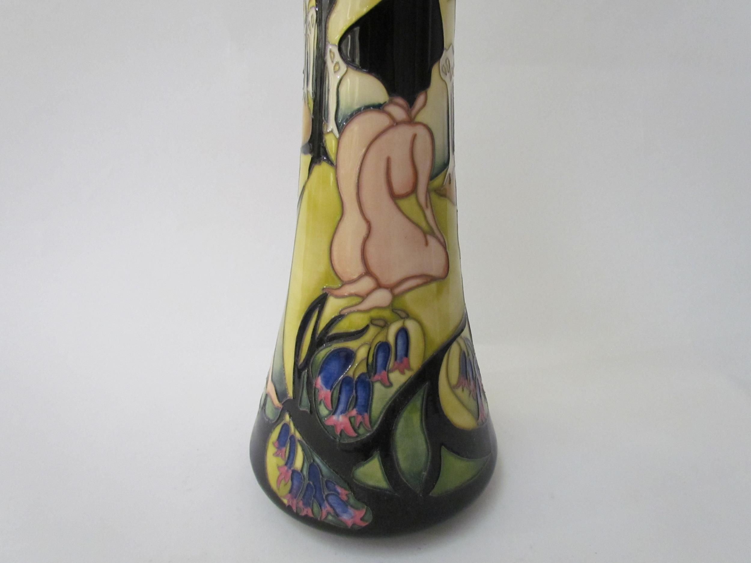 A Moorcroft Moonshadows Trial pattern vase, 40.5cm tall - Image 7 of 11