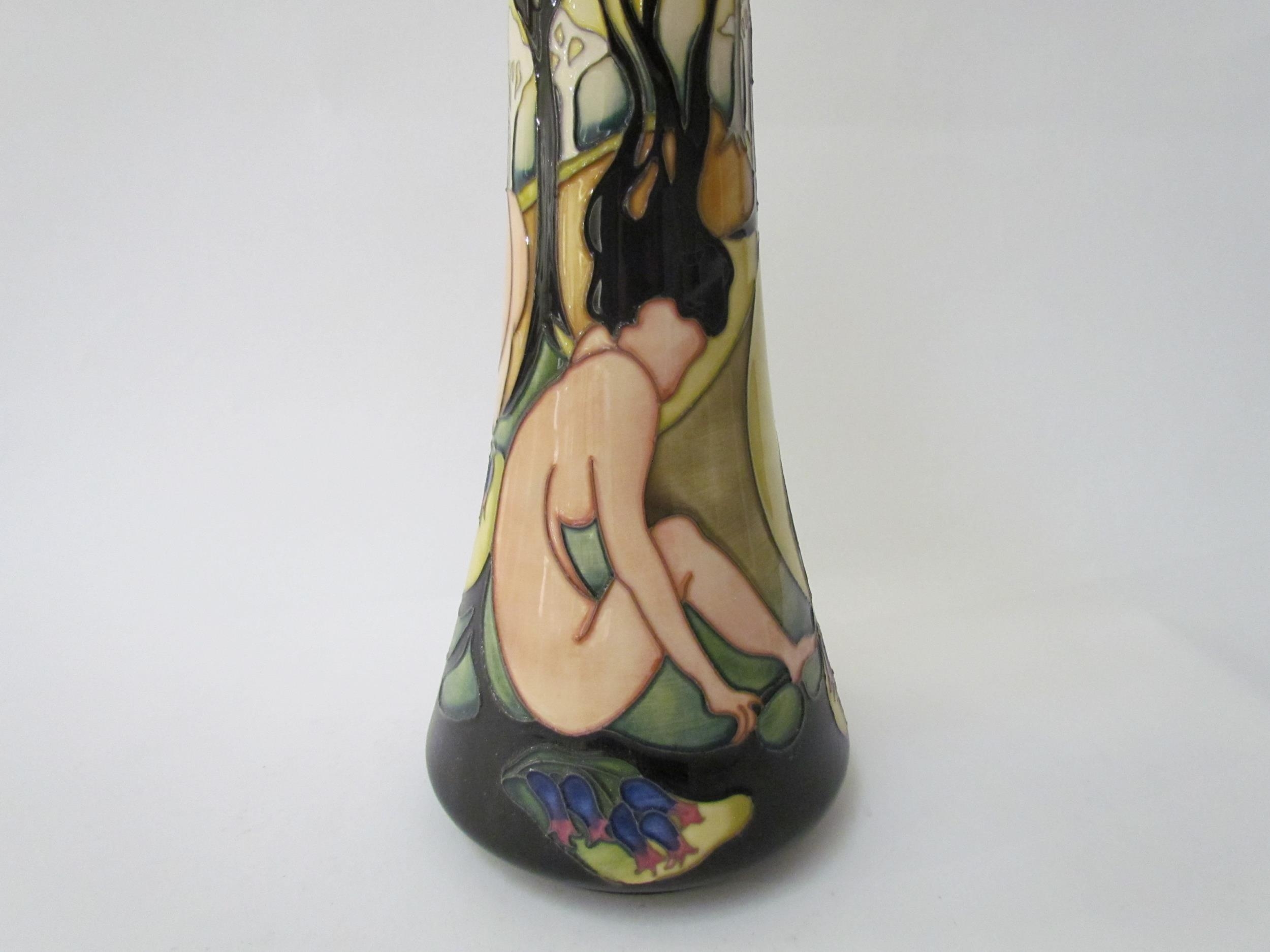 A Moorcroft Moonshadows Trial pattern vase, 40.5cm tall - Image 3 of 11