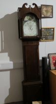 A Bewdley rocking ship automaton 8day longcase clock by James Evans, with mahogany and oak case