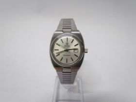 An Omega stainless steel Seamaster mid-1970s calibre 684, with a case