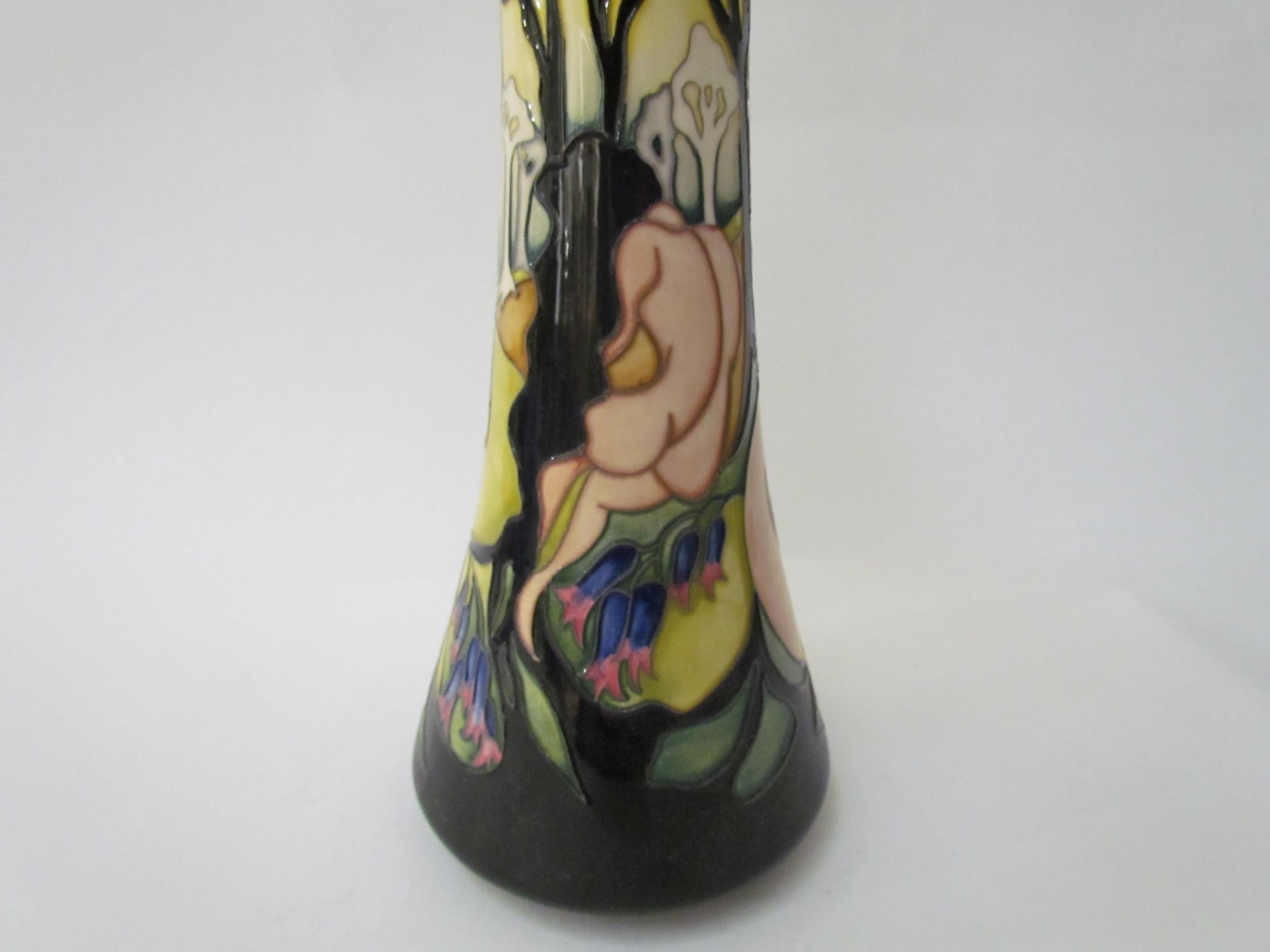 A Moorcroft Moonshadows Trial pattern vase, 40.5cm tall - Image 5 of 11