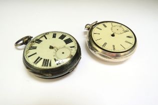 Two 19th Century pocket watches for restoration including London 1865