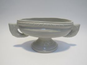 A Constance Spry two handled fern vase with facsimile signature. Hairline crack, 41cm long x 18cm