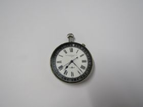 H GOLAY & SON LTD. LONDON naval stopwatch, white dial with Roman numerals, outer seconds track and